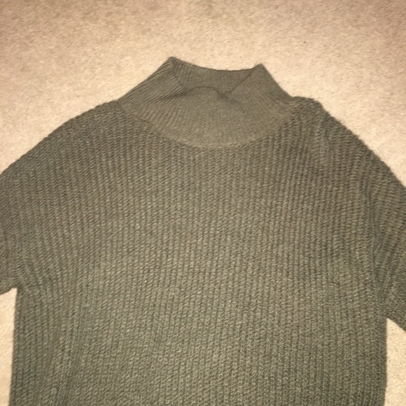 Long olive grey sweater from Nordstrom - Picture 5 of 6